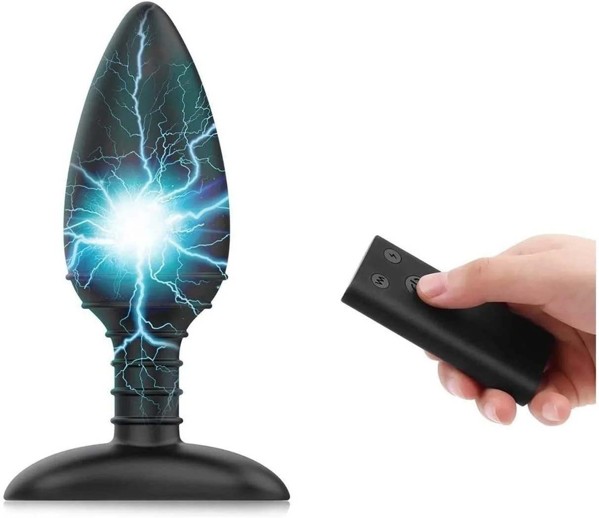 Hot Sales 10 Strong Frequency Remote Control Electric Shock Vibrating Anal Plug Wearable Prostate Massager for women men Sex Toy