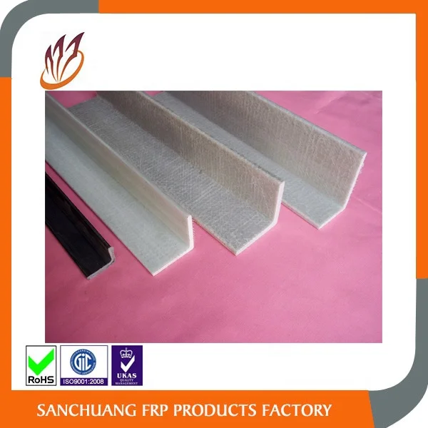 Фабрика питания пластиковые прессованные стекловолокна угол frp L форма угол