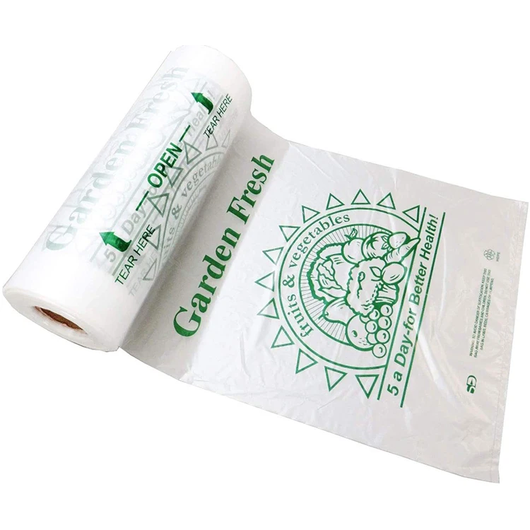 Cheap Price Printed Hdpe Ldpe Food Produce Roll Bag On Roll