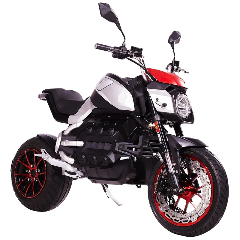 Adult 72V Lithium Battery 5000W Electric Motorbike
