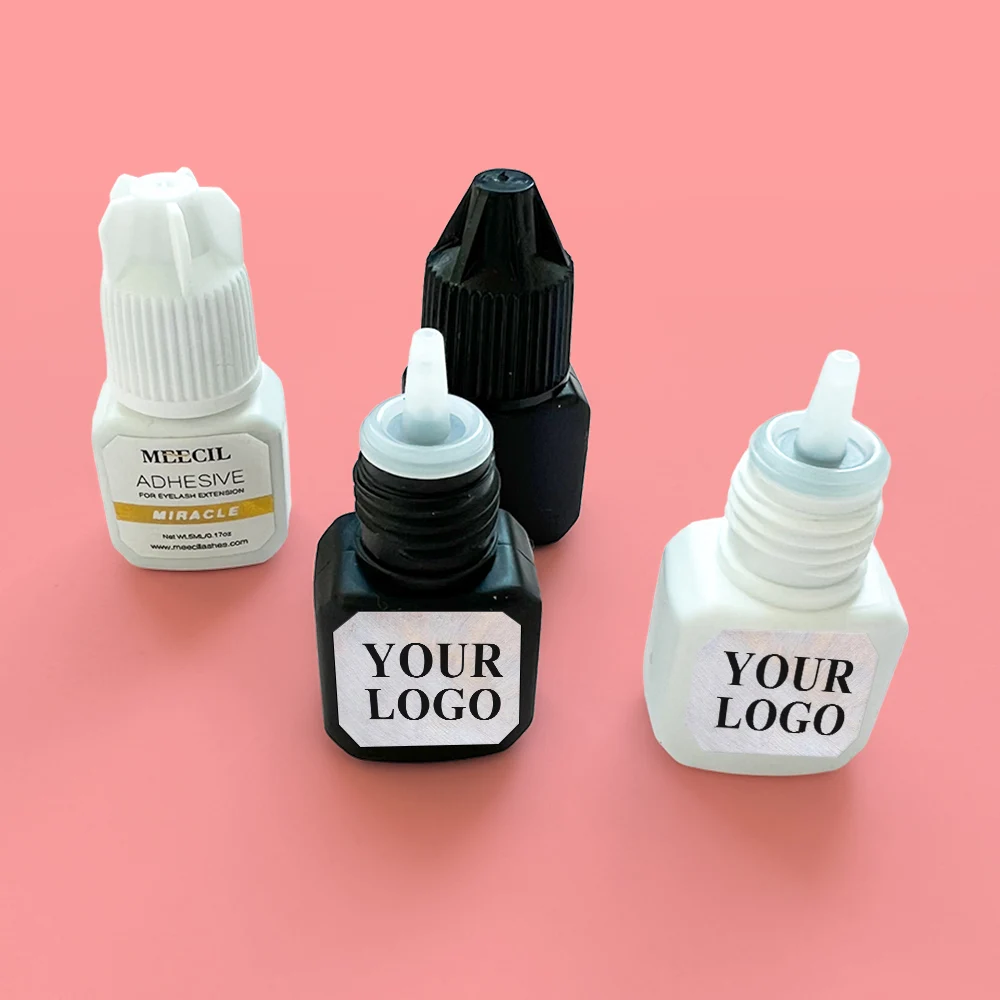 New Arrival make up Tools Mini Strip Eyelash Glue Adhesive 7g Black White color eye Lash Glue