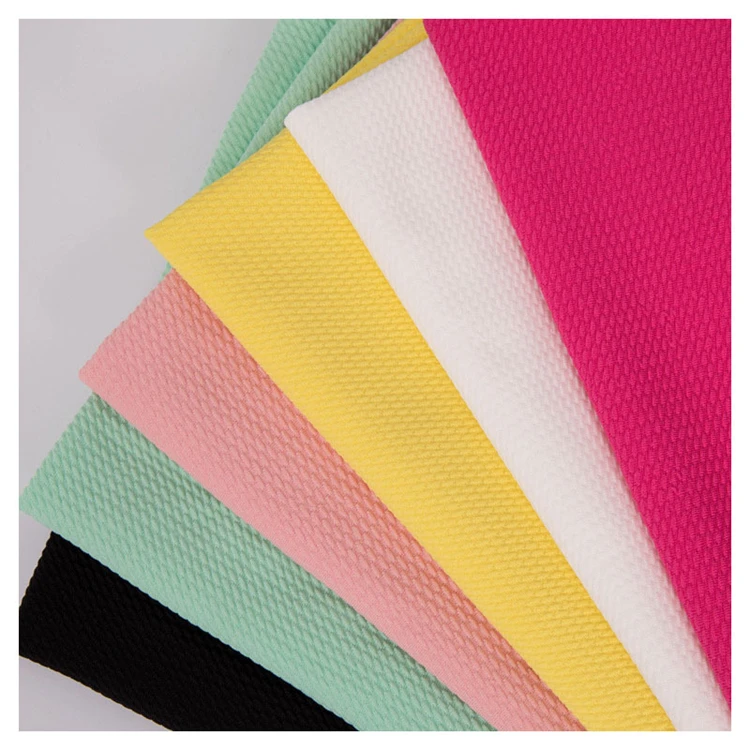 Белая гладкая окрашенная стрейчевая ткань для сублимации