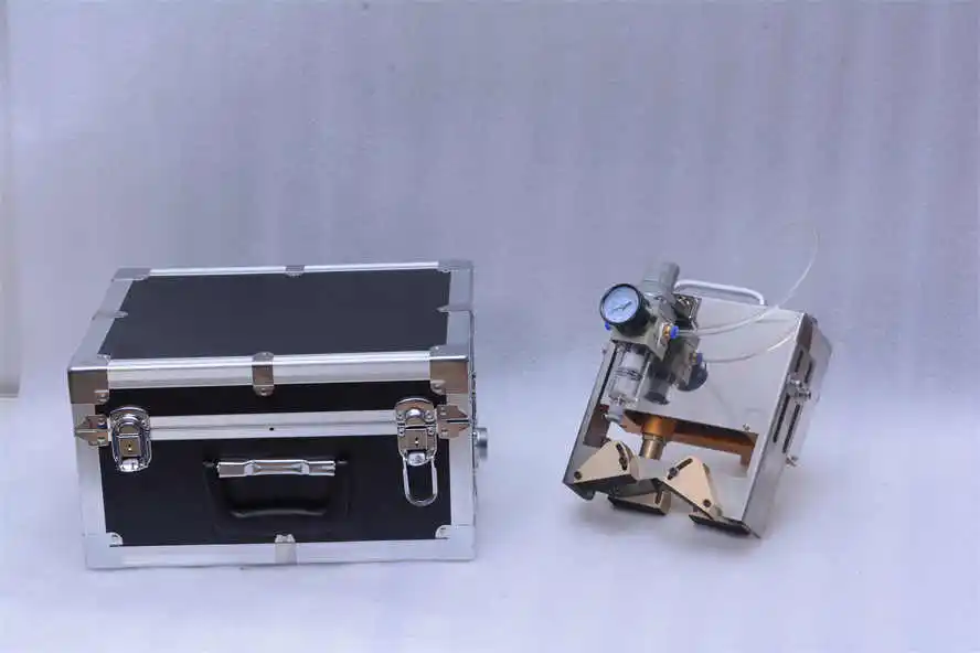 Metal Dot Peen Marking Machine Gas Cylinder Dot Pin Marking Serial Number Punching Machine Pneumatic hand held dot peen marker m