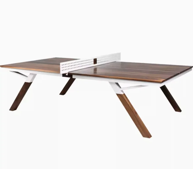 High end solid wood indoor entertainment table for table tennis