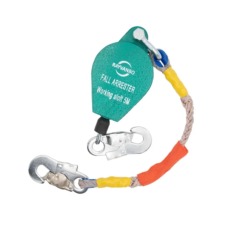 150kg 300kg 500kg Heavy Fall Arrester 10m 20m 30m fall arrester system with high quality