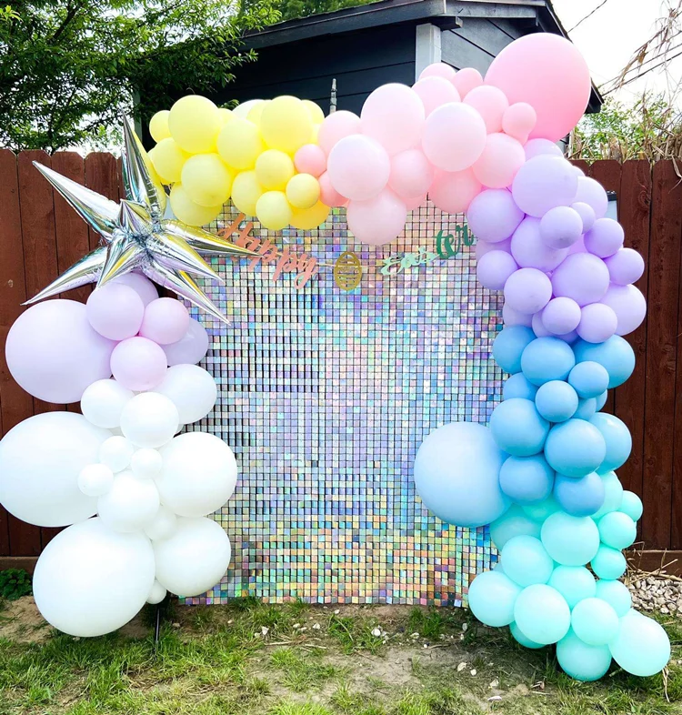 High quality shimmering wall backdrop advertising display sequin photo booth backdrop