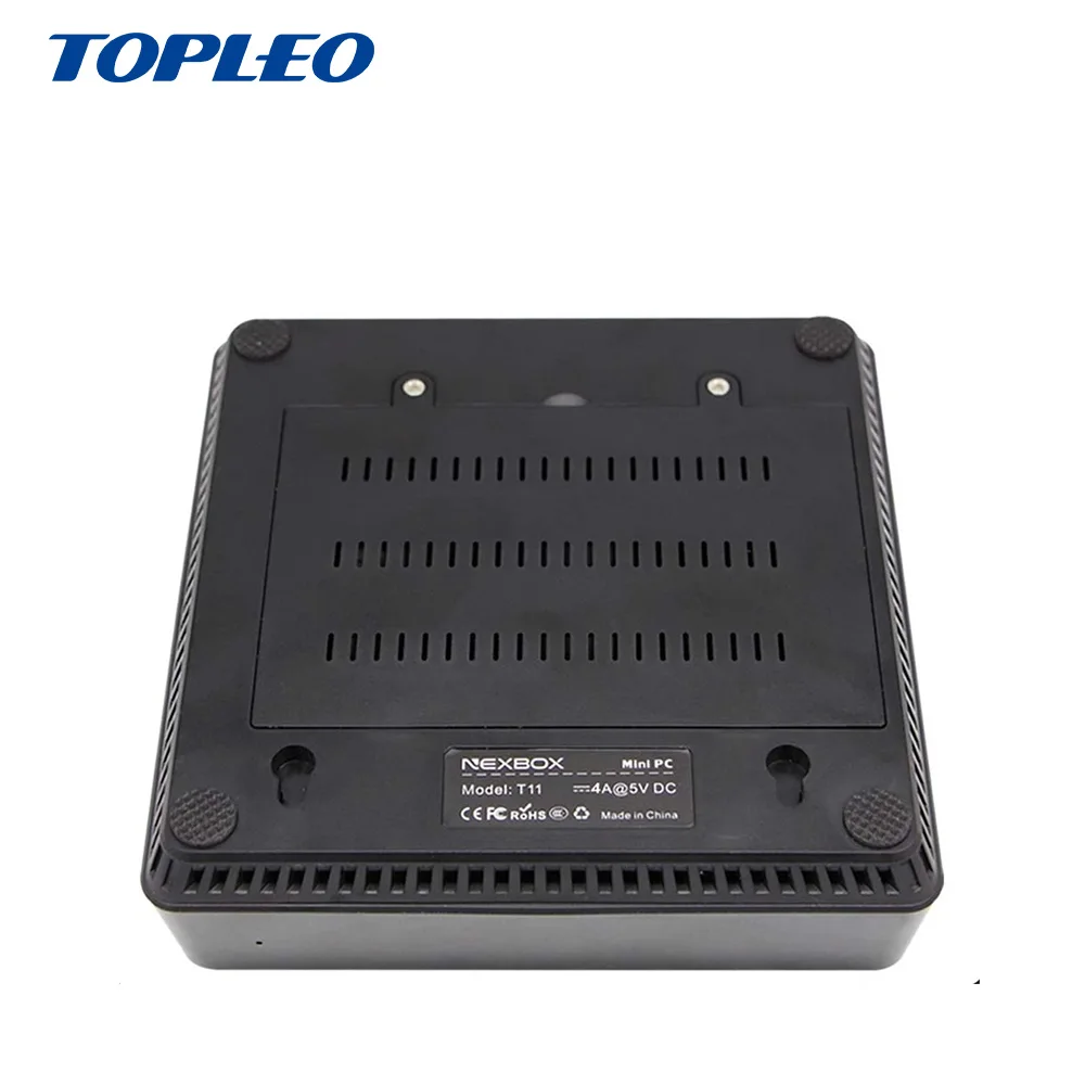 Toplo industrial OEM low price VGA dual display intel atom z8350 gaming linux ubuntu mini desktop pc windows10