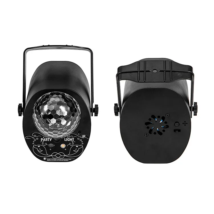Party Disco Light Magic Dj Ball Mini Cheap Club LED Light Sound Control Strobe UV Stage Projection Lights