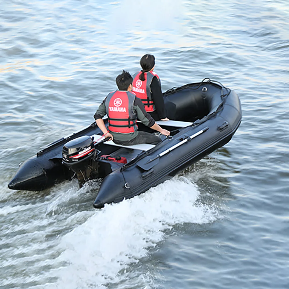 Inflatable Hypalon Boat Aluminum Floor with Aluminum Transom And Stainless Ladder