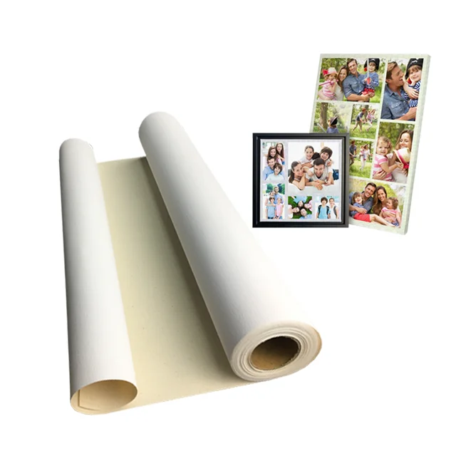 Factory Supply HIgh Quality Matte 320gsm 44 Inkjet Canvas Roll For Plotter