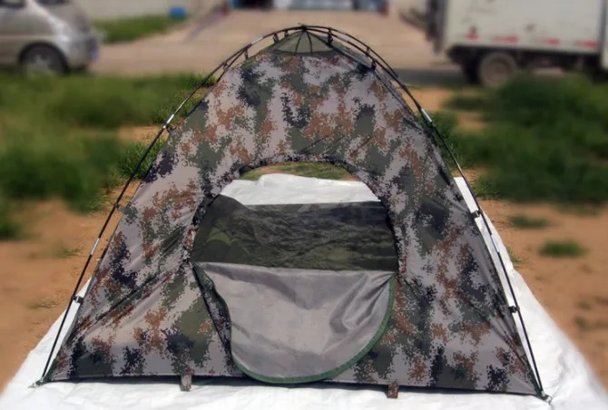 China Xinxing single outdoor tents waterproof camouflage camping tent for sale