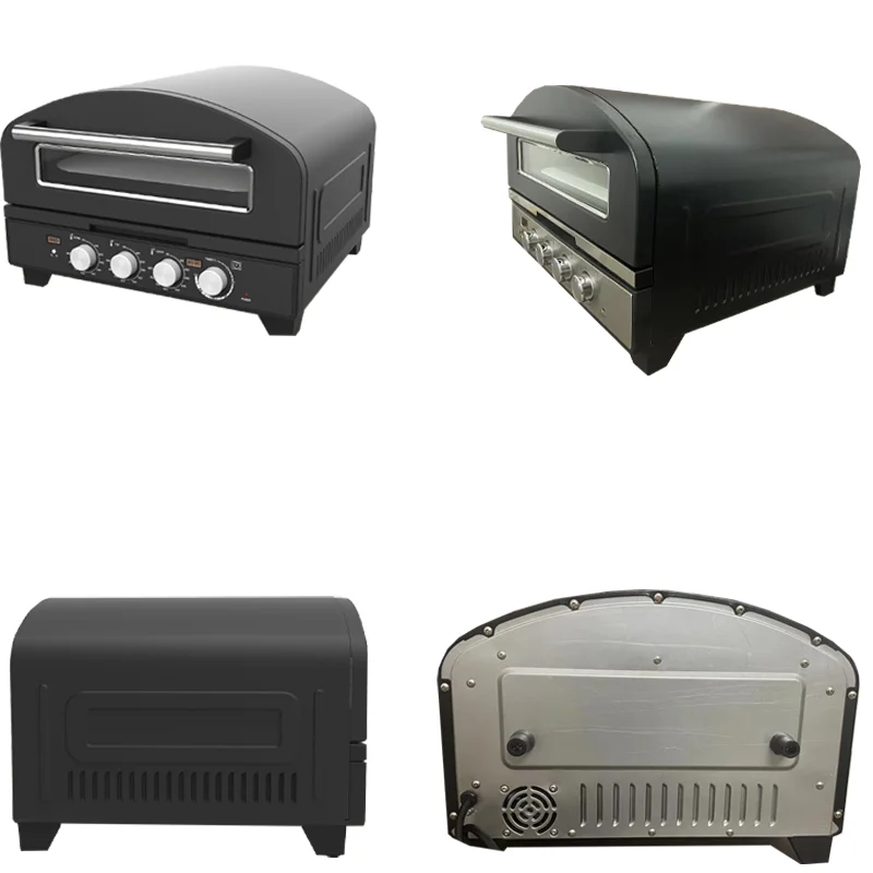 Manufacturer Low Price Pizza Rotary Oven Machine Brick Oven Pizza Gas With Wood Dual Fuel Pizza Oven