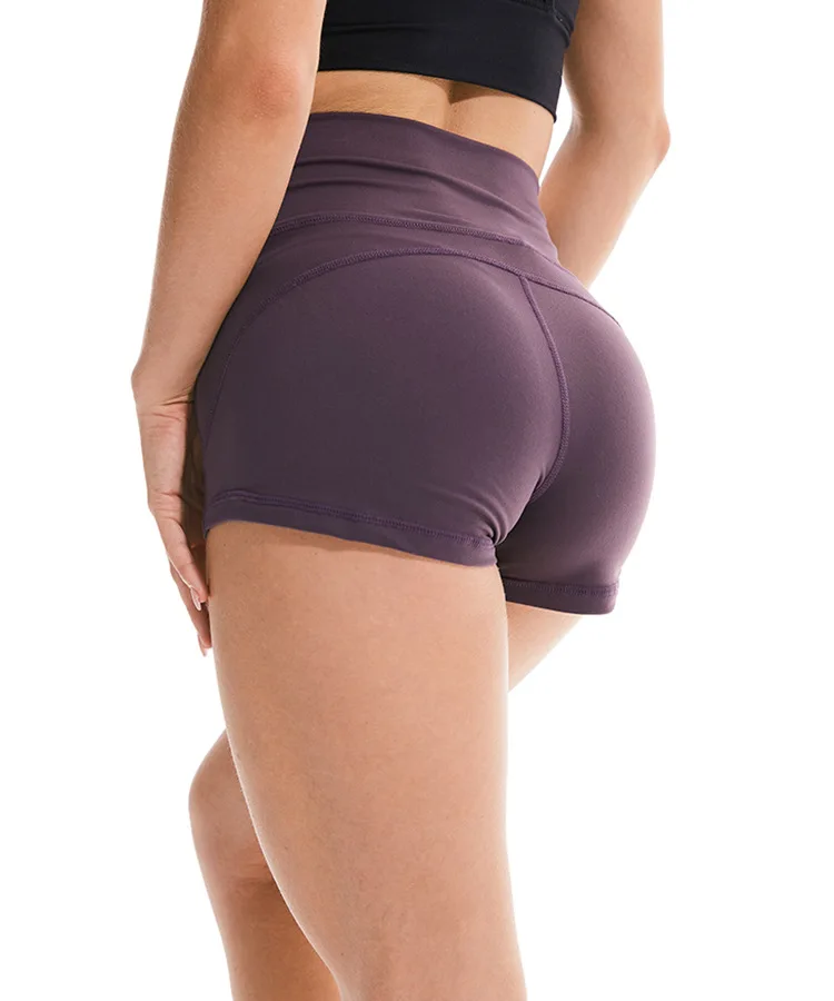 
Sexy new short peach hips and high waist seamless woman wholesale sweat shorts pants 