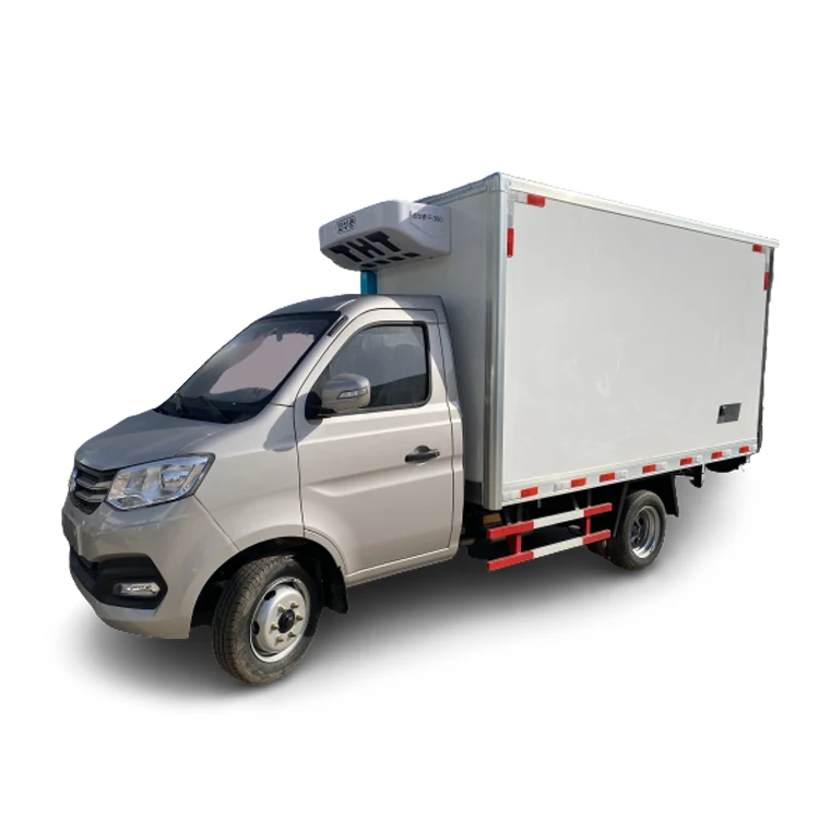 ChangAn 4 Wheels Small Cold Van Reefer Truck 2 Ton Mini Refrigerated Truck For Sale