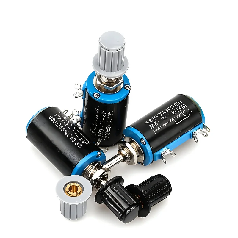 BONENS WXD3-13-2W 10K WXD3-13 2W Rotary Side Rotary Multiturn Wirewound Potentiometer