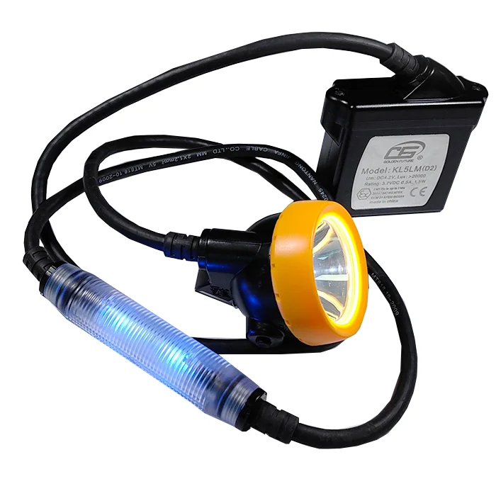 Golden Future 20000lux Mining Helmet Lamp Miner Safety Lamp Cap Lights