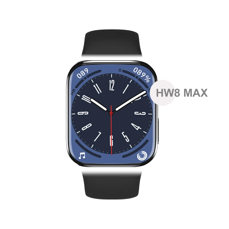 2022 NFC Hot Selling NFC 1.99Inch Watch 8 Wireless Charging Smart Watch IP68 Fitness Tracker SP02 HR BP Smartwatch