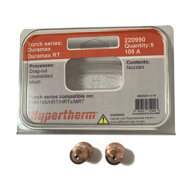 Plasma Consumables Plasma Cutter Electrode Nozzle 220193 For Plasma Cutting