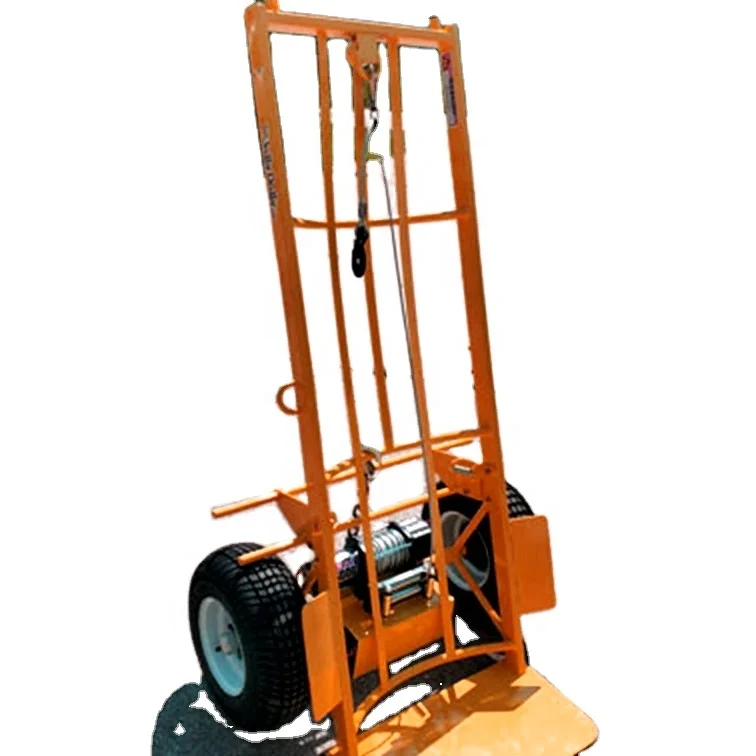 Сверхмощная тележка с электрической лебедкой надувные моверы и