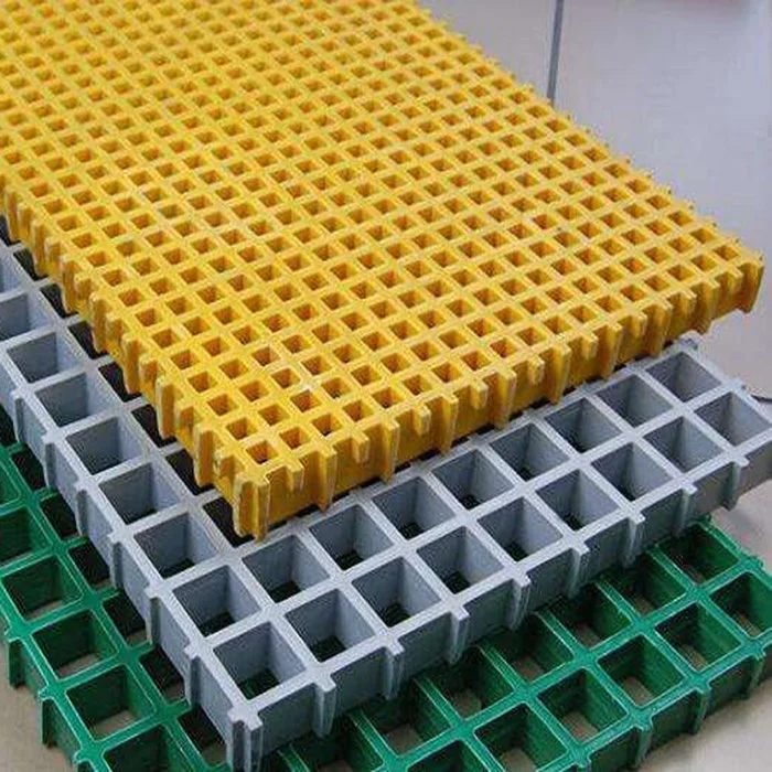 Non-slip Plastic FRP Walkway Grating Floor GRP Fiberglass Drain Cover Grate Fiberglass Grids