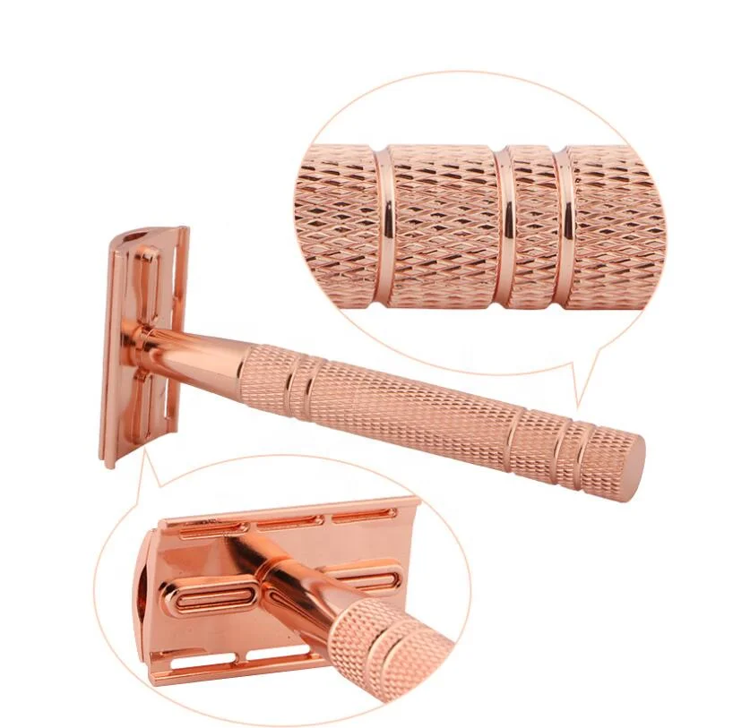 China safety razor manufacturers luxury double edge blade metal safety shaving razor