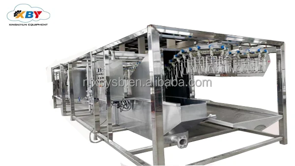 500-1000bph mobile container slaughter house for chicken slaughtering