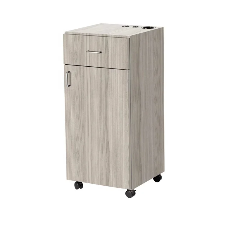 wholesale salon furniture Black hair stylist salon trolley beauty salon drawer trolley
