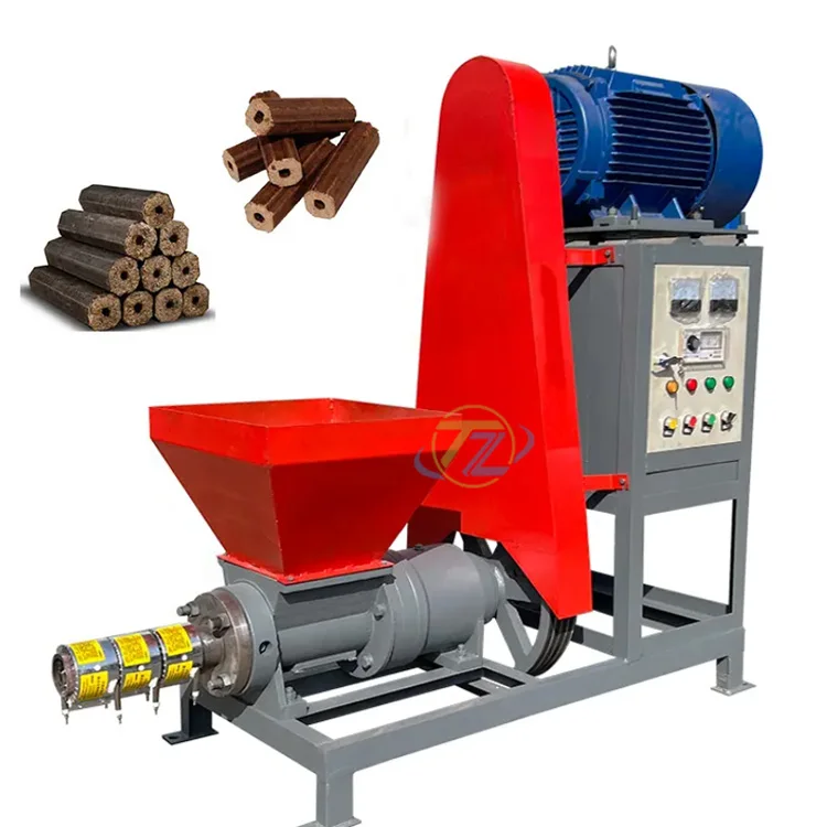 Factory-Original Briquettes Charcoal and Coal Machine New Sawdust Briquette Mold and Motor for Farm Industries