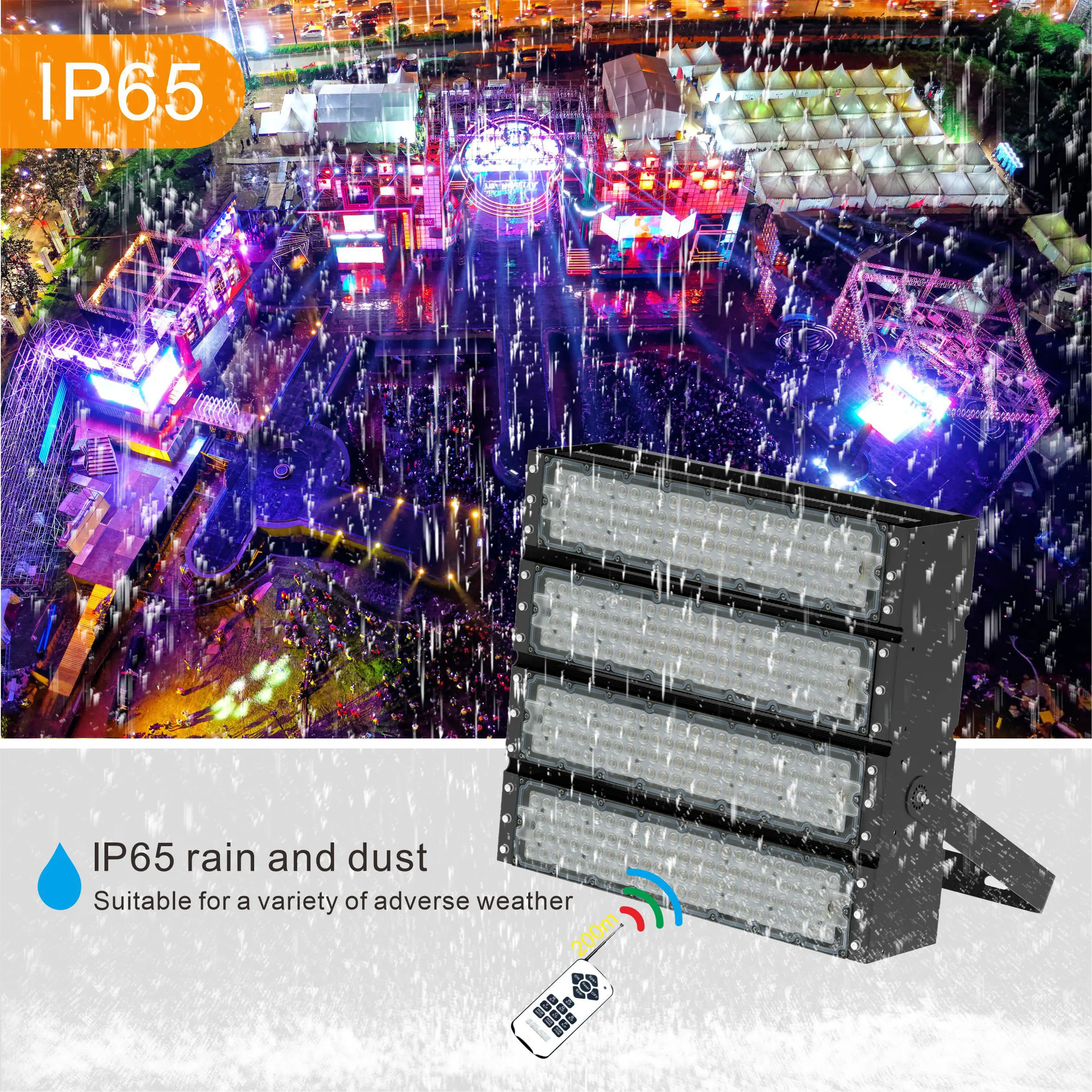Aglare Outdoor Floodlight Dmx Flood Light Led 1000 Watt Stadium Led Flood Light Price