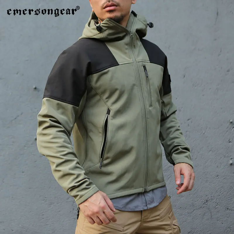 Emersongear Plus Size Thermal Travel Jacket Outdoor Waterproof Jacket Tactical Jackets For Men