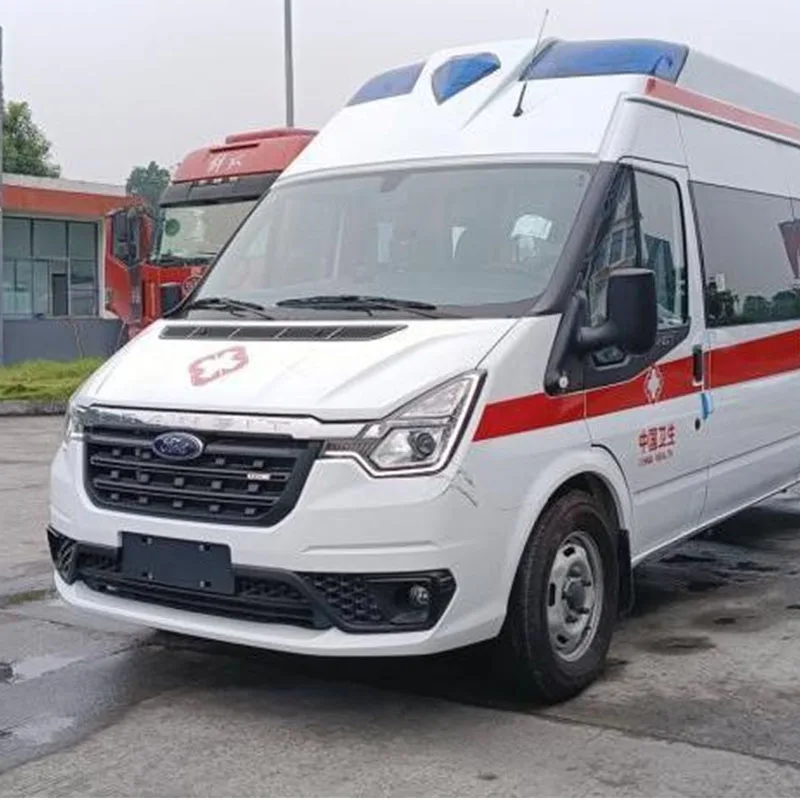 Cheap Factory Price Ford Diesel Ambulance Car Manufacture Emergency Vehicles Ambulance Supplier with Good Price
