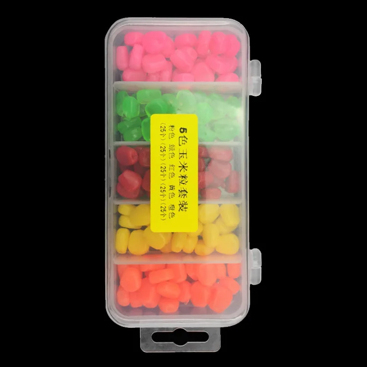 Rocklure 5 Colors Soft Lures Corn Fishing Lure Silicone Bait 1cm Carp Fishing Bait Fishing Gear