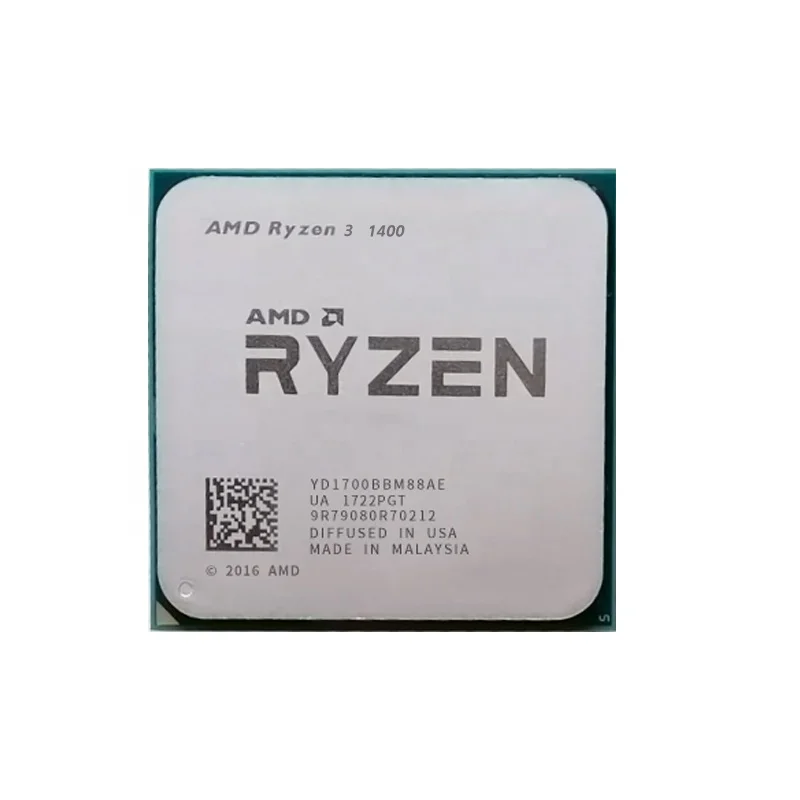 ЦП R5 1400 AMD разъем AM4 R5 1400 cpus