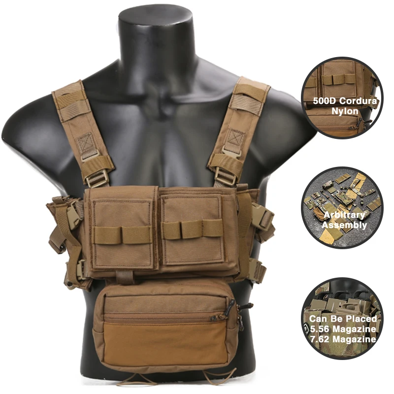  Горячая Распродажа тактическая нагрудная установка Emersongear MK3 для страйкбола военное снаряжение армейское Эмерсона тактический