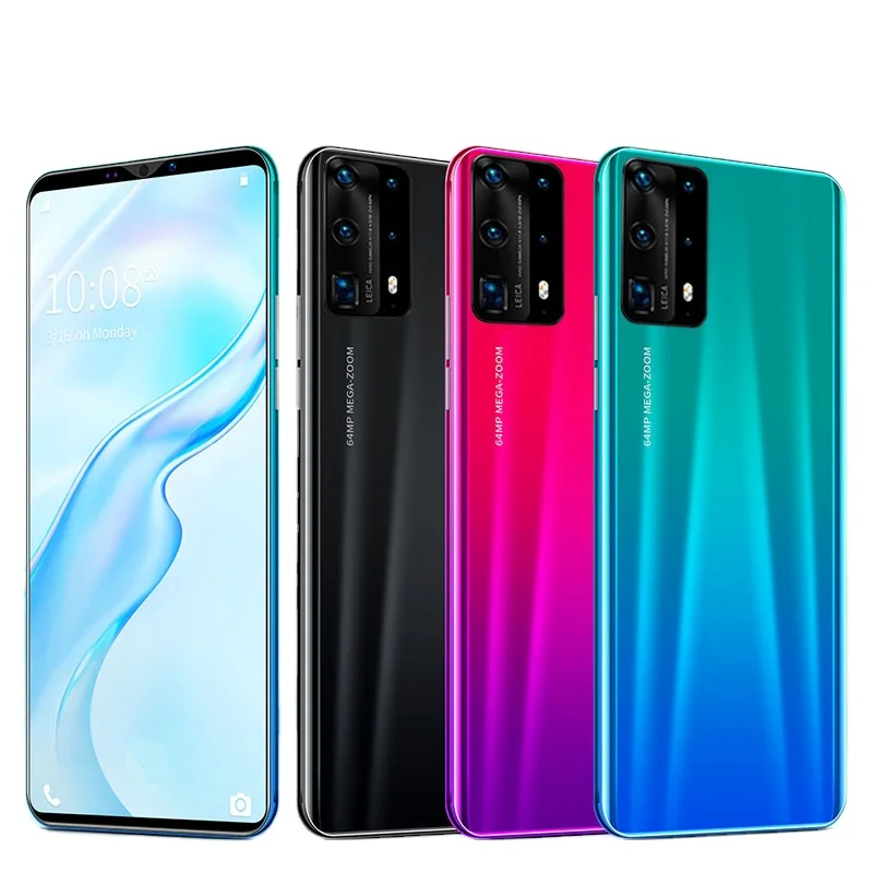 Manufacturer Wholesale New Product Selling Cheap Waterproof Android Smart 8+256G Original Mobile Phone P40 Pro