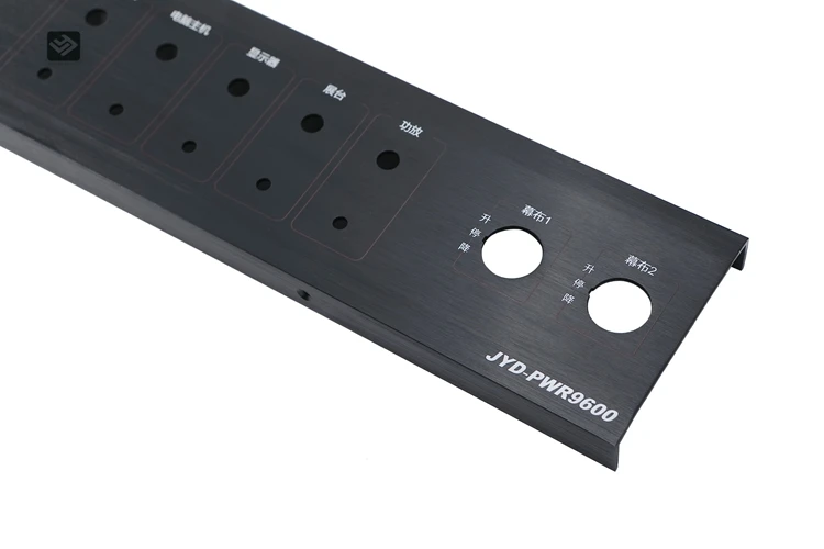 Custom Anodized Lithium Battery aluminium profile Aluminum Extrusion Enclosure For PCB Power Supply Multimedia