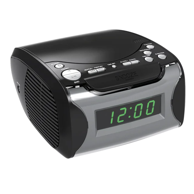 0.9 Inch USB Charging With AM / FM Sleep Snooze Function Alarm Clock CD Player MT-RC905