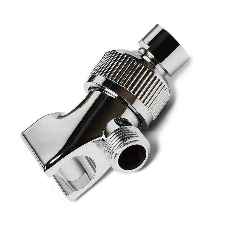 ABS Plastic Chrome Shower Holder Brass Ball Joint