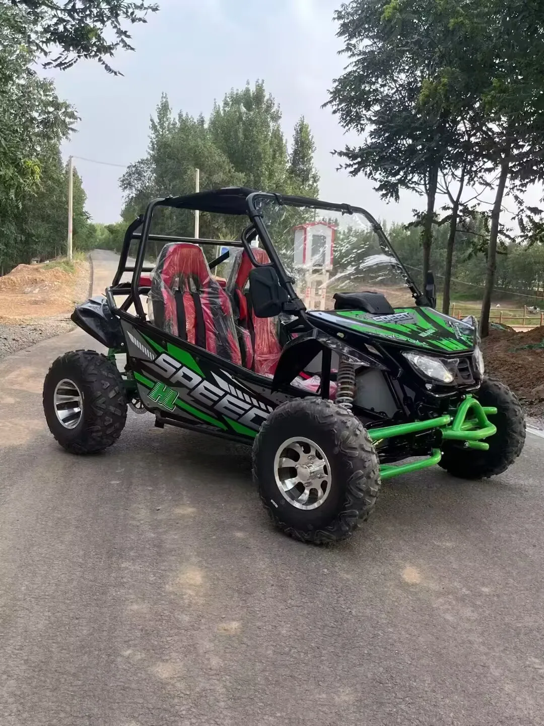 RHS-CAR147 Wholesale 12V Electric Ride-On Car Toy for Kids Unisex 2-Seater with MP3 Function Four-Wheel Drive Plastic Material