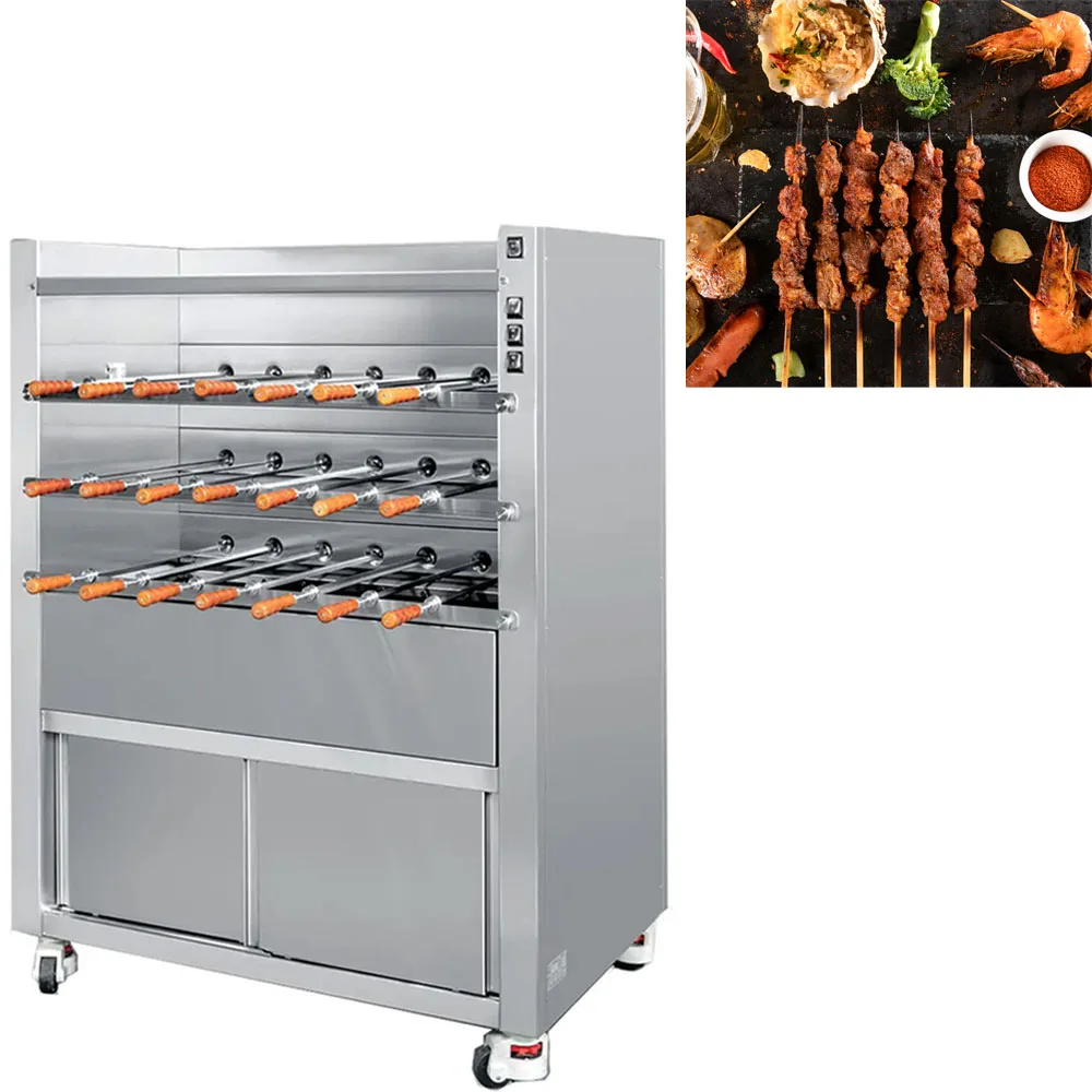 Wholesale Stainless Steel Chicken Equipment Outdoor Charcoal Electric Gas Grills Machine Barbecue Roast Brazil Bbq Griddle Grill