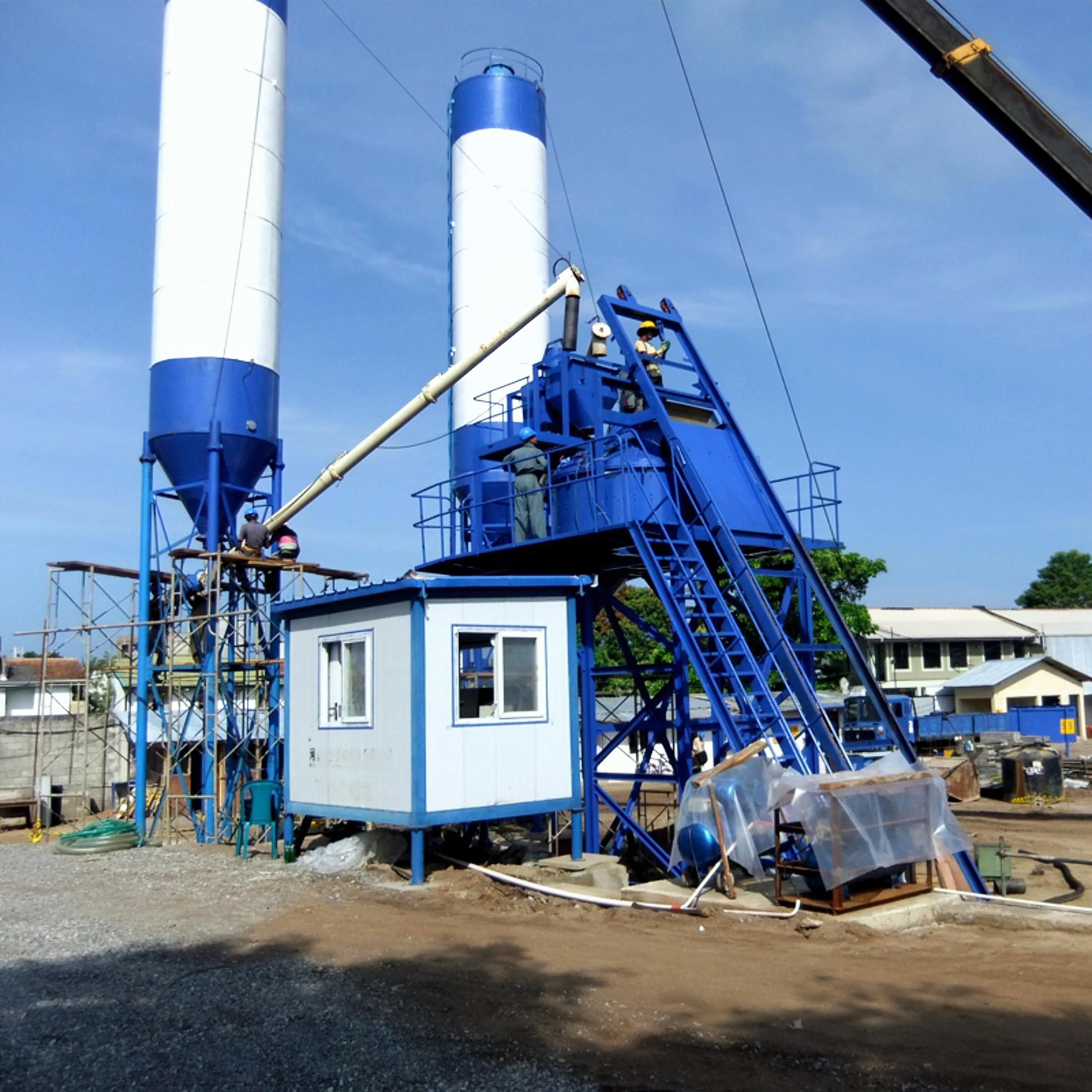 High quality automatic 75m3/h mpc1500 small ready mix precast concrete mixing batching plant with china factory price