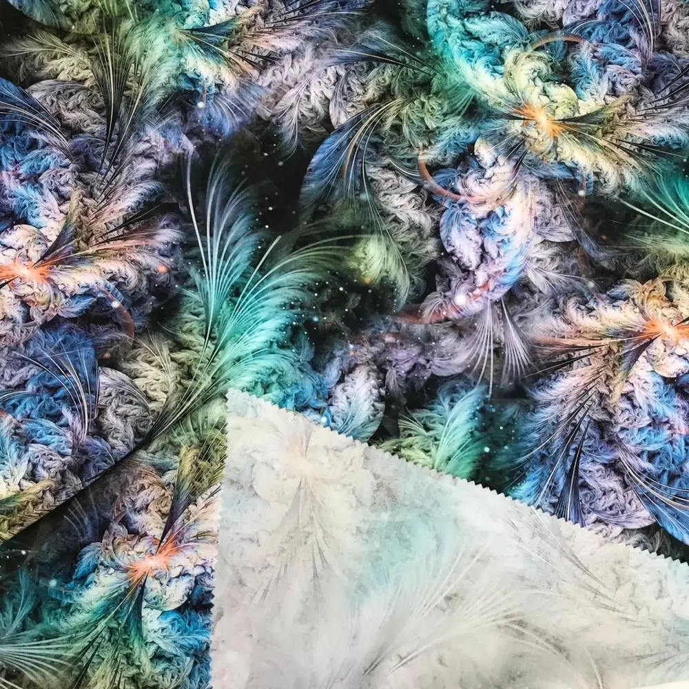 Animal Print Leopard Custom Digital Printed China Designer 100% Rayon Fabric