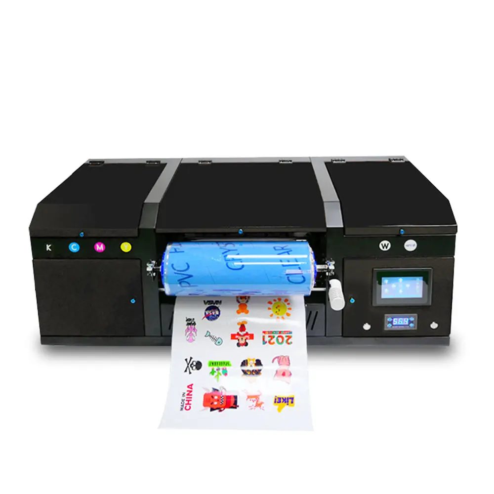 Rainbow A3 Sticker 30cm Automatic Laminating UV DTF Printer for Phone Case Acrylic Souvenir Pen AB Film A3 UV DTF Printer