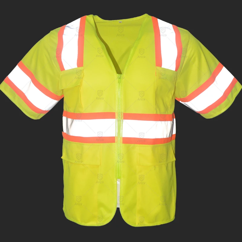 Motorcycle road reflective safety vest airport traffic work mesh vest high visibility security waistcoat