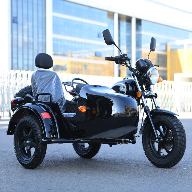 150CC/200CC max speed 59mph gasoline motorcycle sidecar