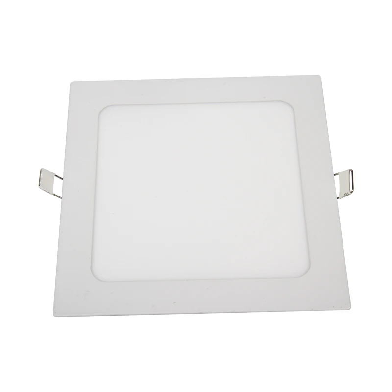OEM 6Watt 9Watt Commercial Slim Panel Lamp Plastic Round Square DOB Panel Light 18W 20W Recessed PC Backlit LED Panel Lights