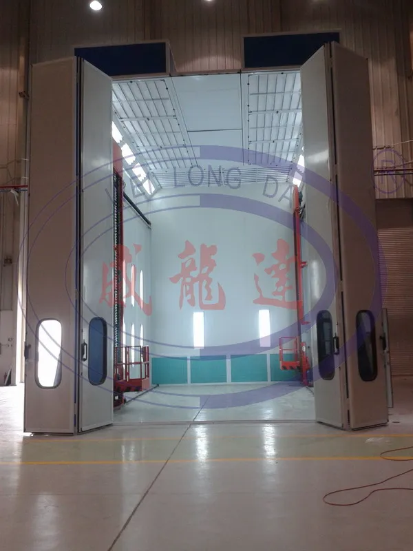 Industrial Transformer Top Roof Open Spray Booth in Middle East