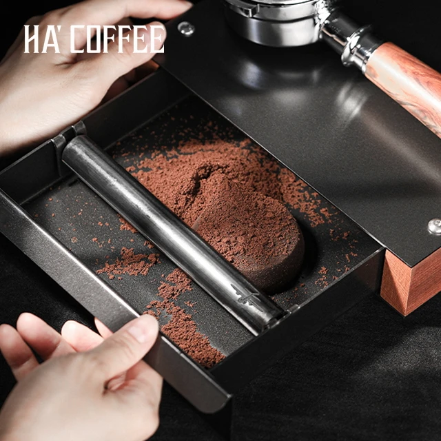 Оптовая продажа по заводской цене ящик для кофейных капсул из нержавеющей стали аксессуары бариста ореховая коробочка