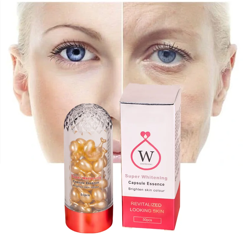 Wholesale Whitening Serum Skin Care Retinol Capsule And Collagen Skincare Factory Brightening Whiting Pills Set Private Label