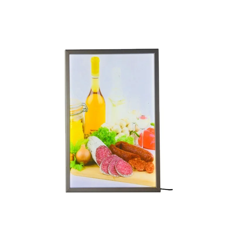 Custom lightboxes displays customizable aluminum profile for advertising light boxes